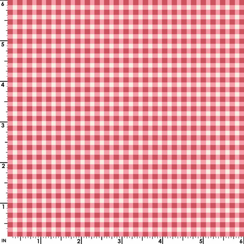 Beau basique - Classique à carreaux - Glace à la fraise