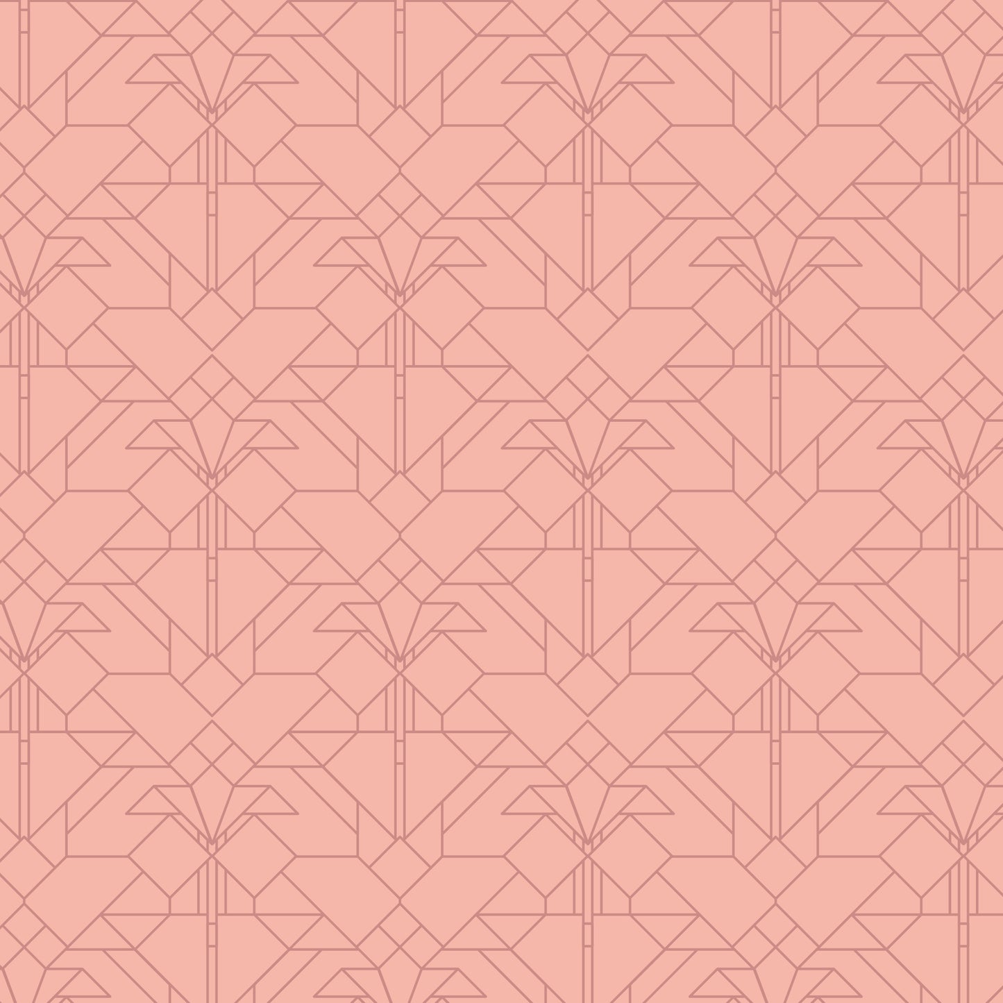 FLW Tone on Tone - Coonley Tulip - Desert