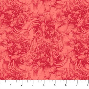 Morning Blossom - Northcott - Red Chrysanthemum