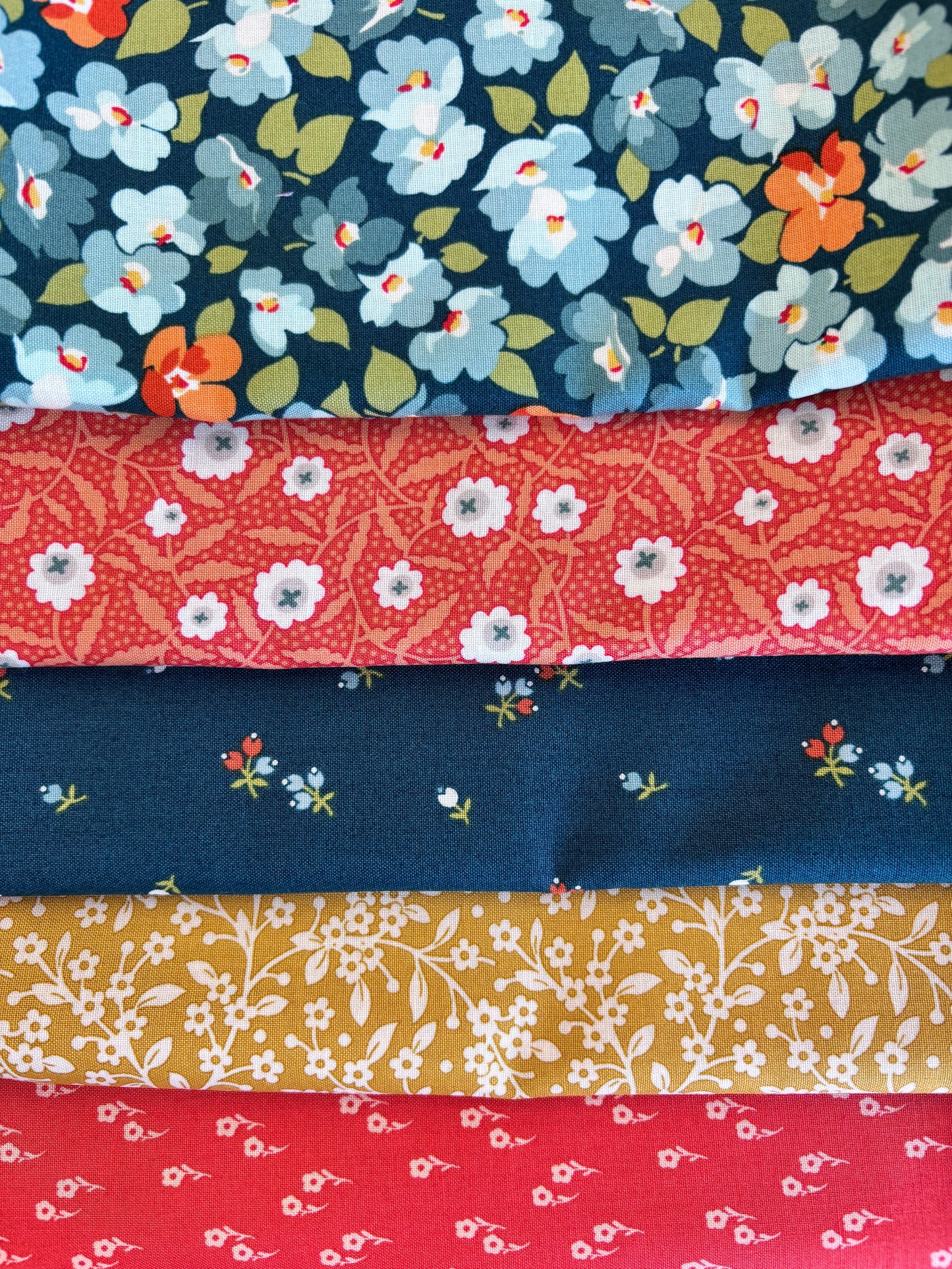 5 Yard Quilt Bundle - Flower Box by Andover