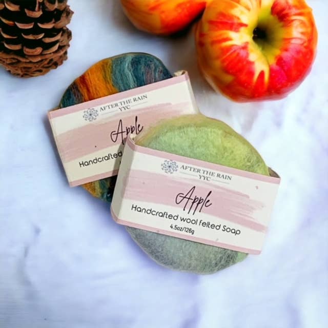 After the Rain YYC Felted Body Cleansing Soap