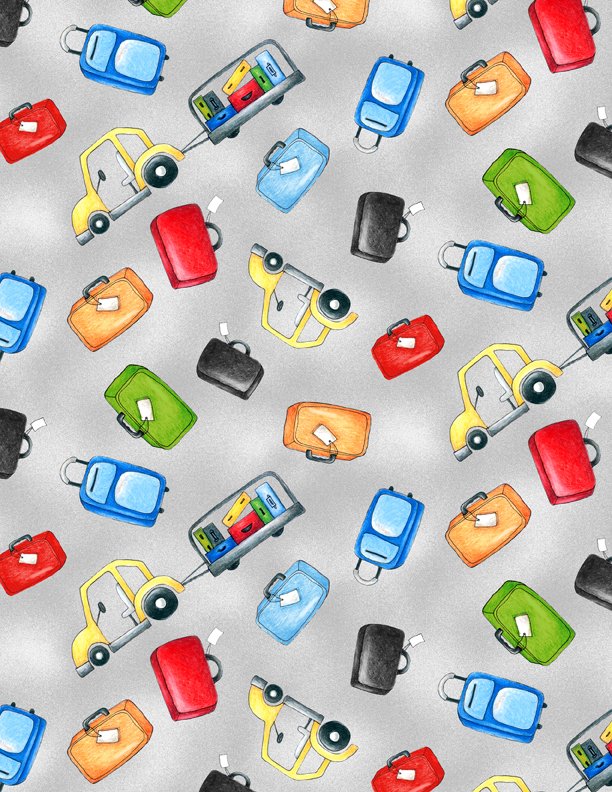 Ready for Takeoff - Luggage - Grey