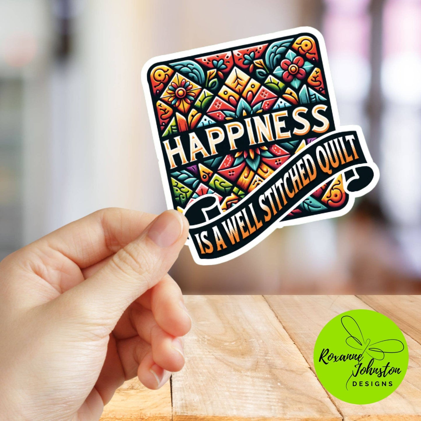 Happiness Is A Well Stitched Quilt