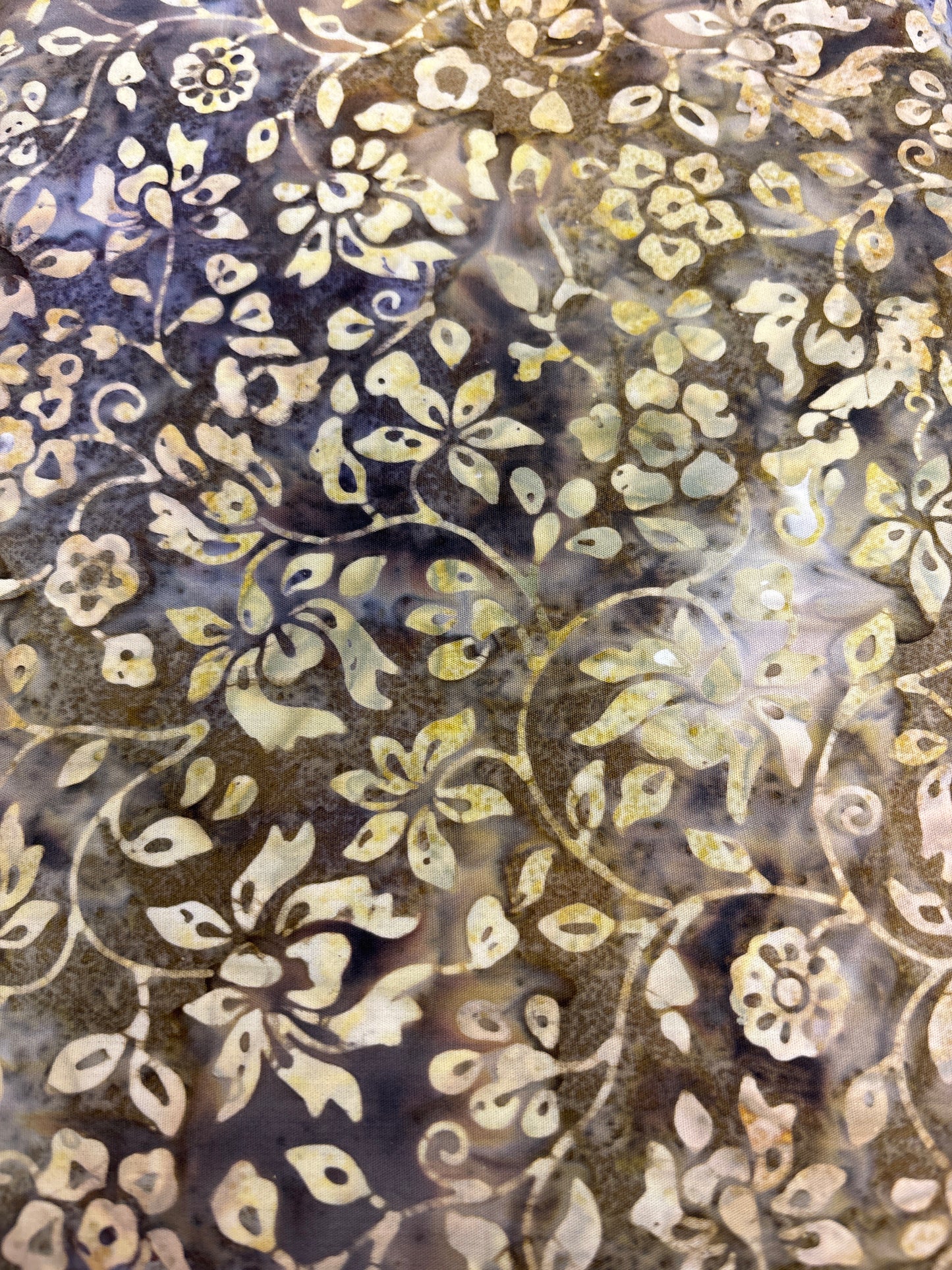 Driftwood Blossoms Batik