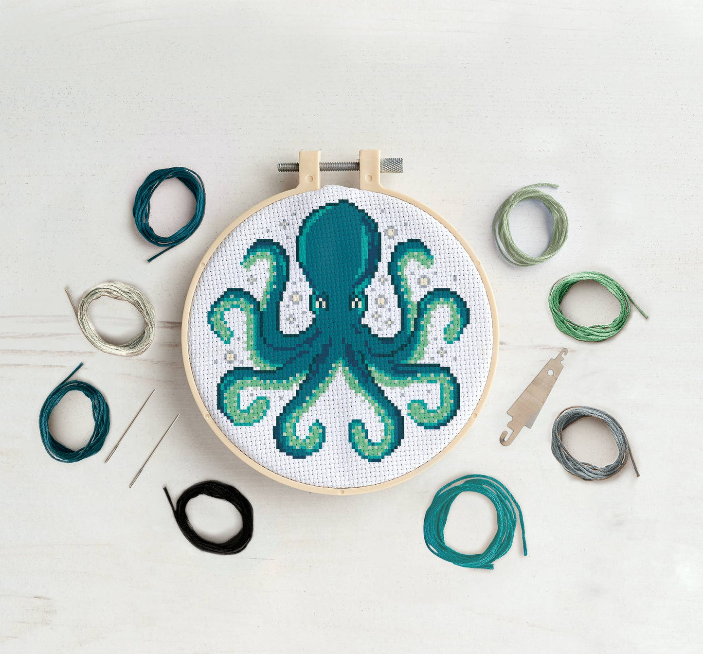 Simply Make Cross Stitch Kit - Octopus