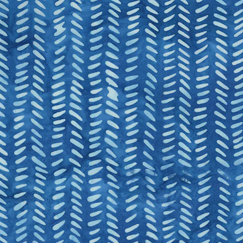 Indigo Batiks Vol. 2 - Stripes Blue - Windham Anthology Batik