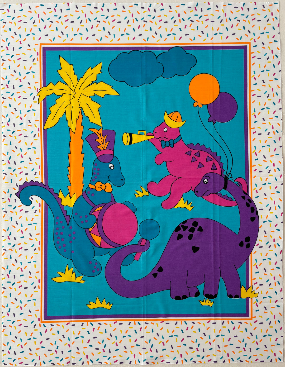 Restash #0111 - Panel - Vintage Kid's Dinos