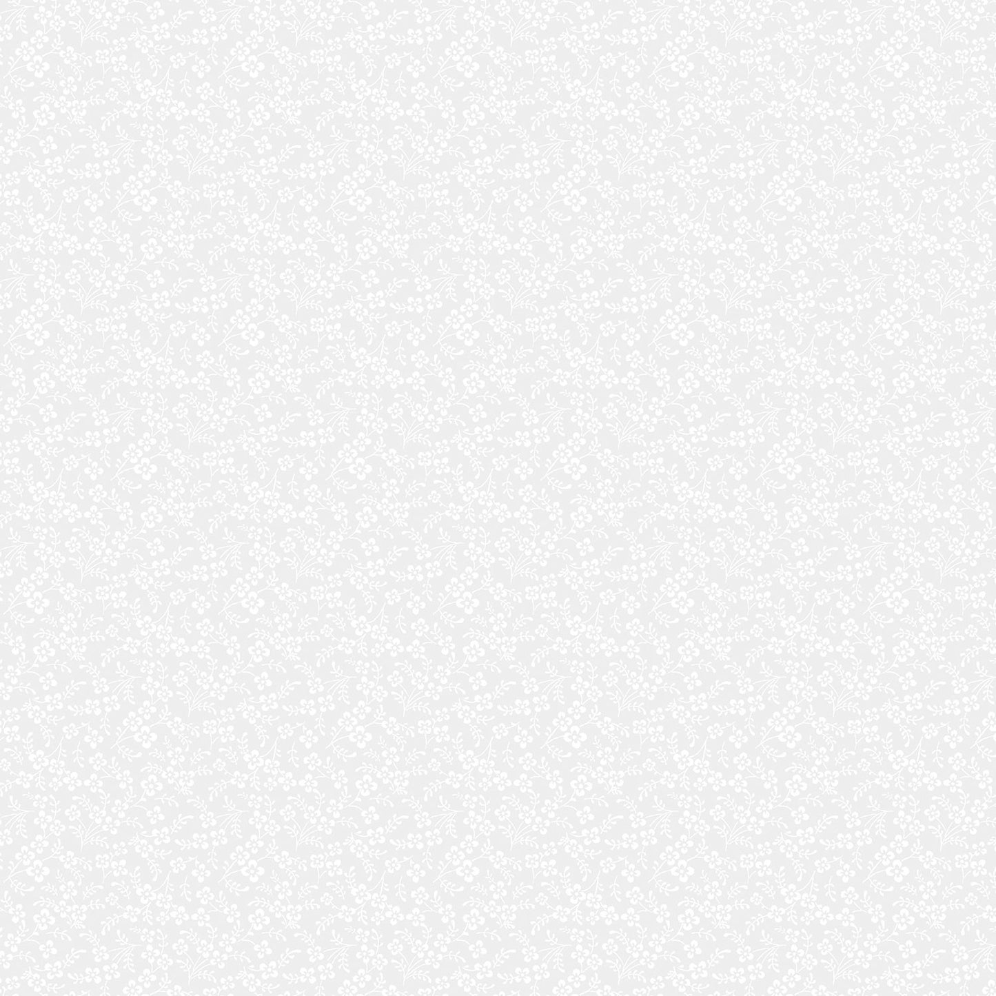 Monochrome - Teacup Blossom - White on White