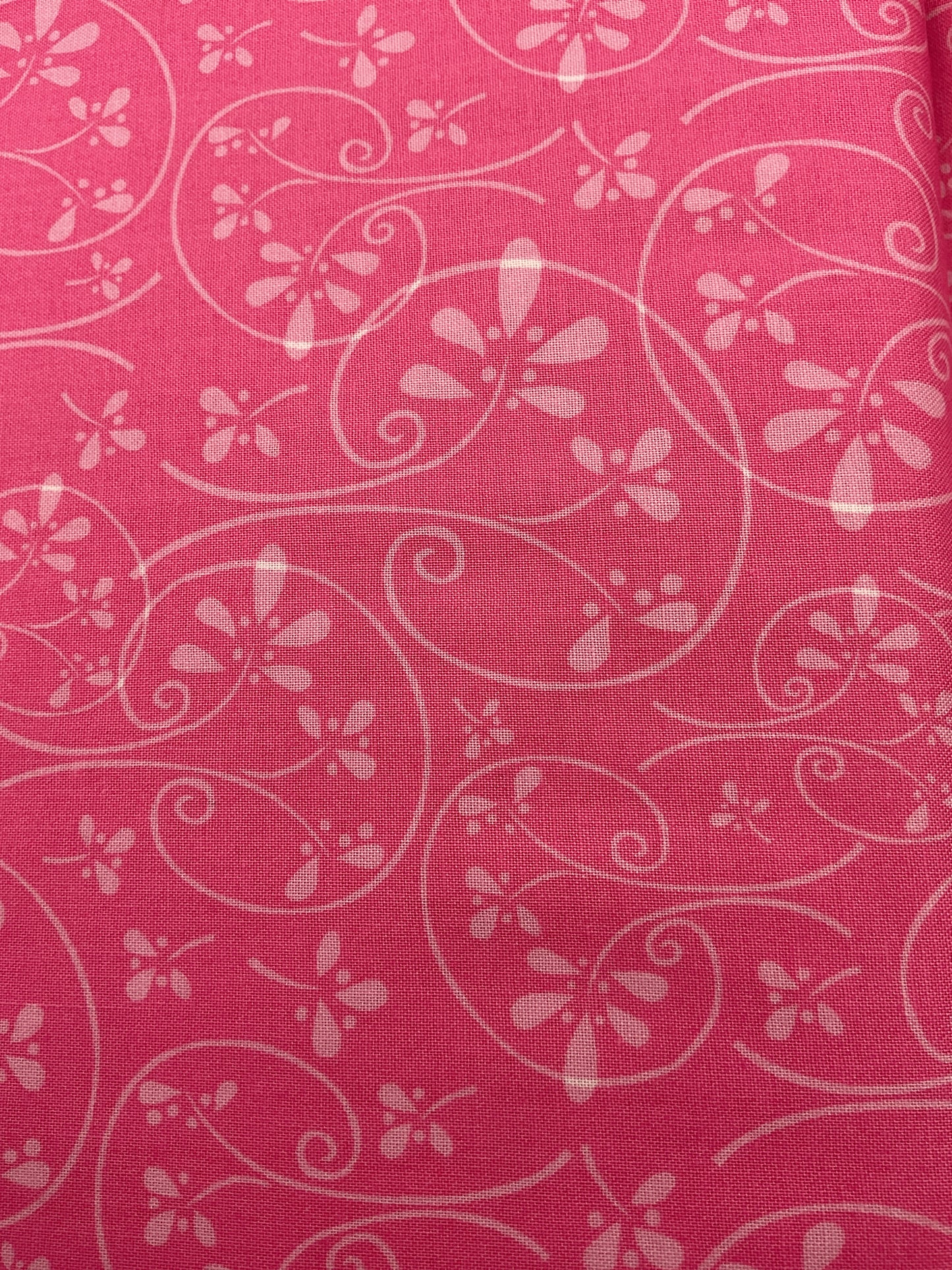 Emma And Mia - Pink Flower Swirls
