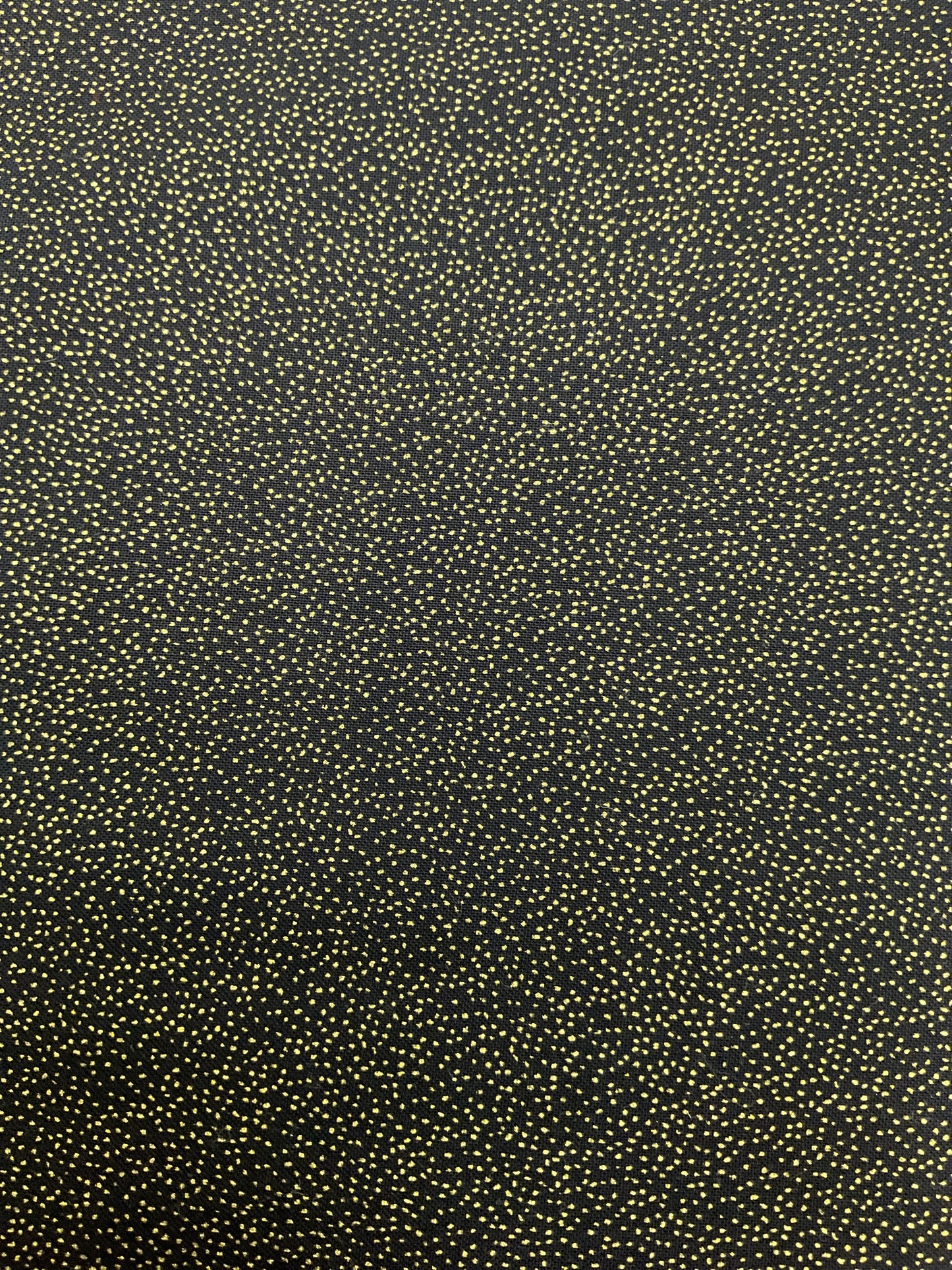 Gold Dots On Black - Northcott