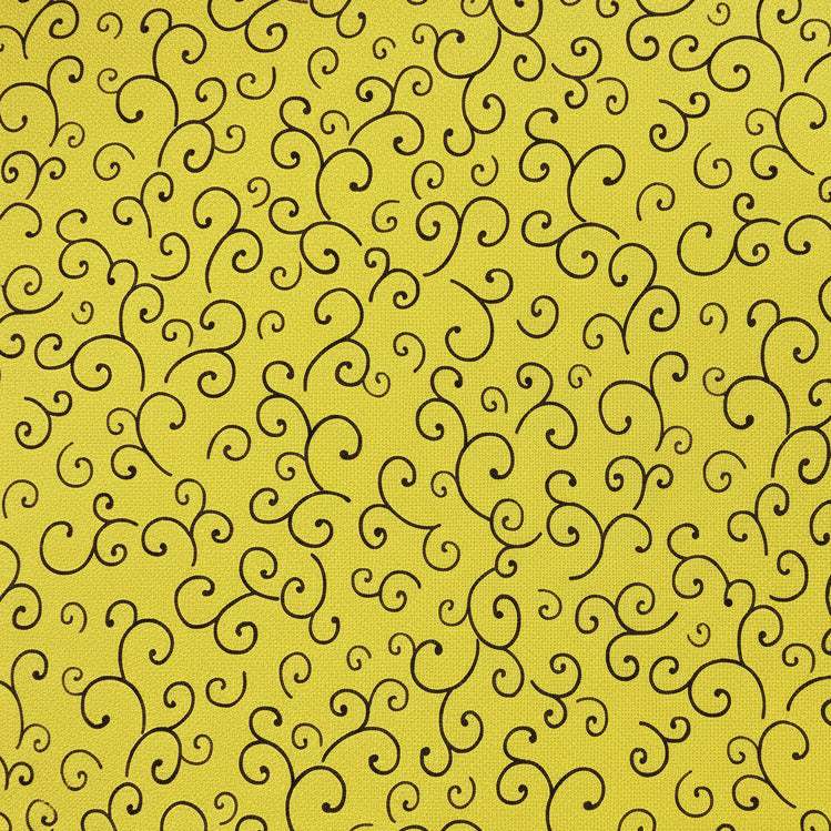 Yellow Swirl - Quilting Treasures