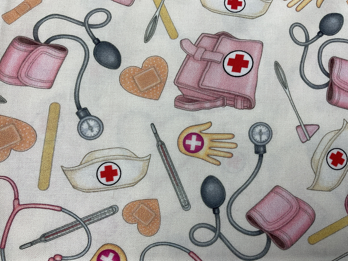 Just What The Doctor Ordered - Pink - QT Fabrics