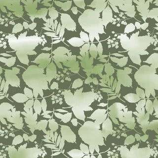 Rustle - Watercolor Leaves - Green