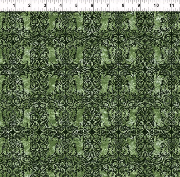 Nature's Winter - Reindeer - Green