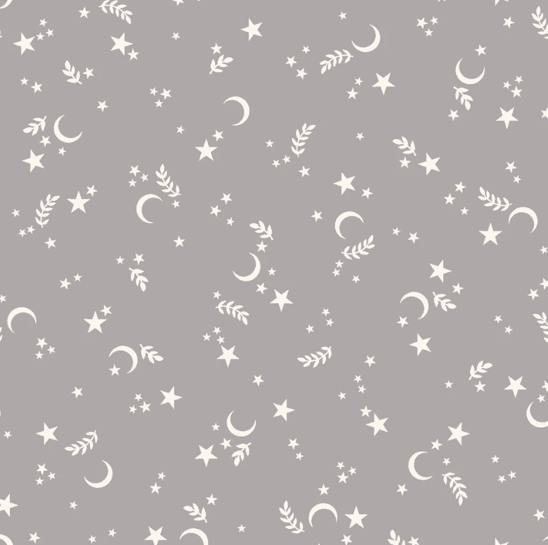 Goth Gardens - Stars and Moons - Grey
