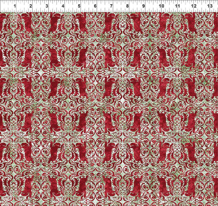 Nature's Winter - Reindeer - Red