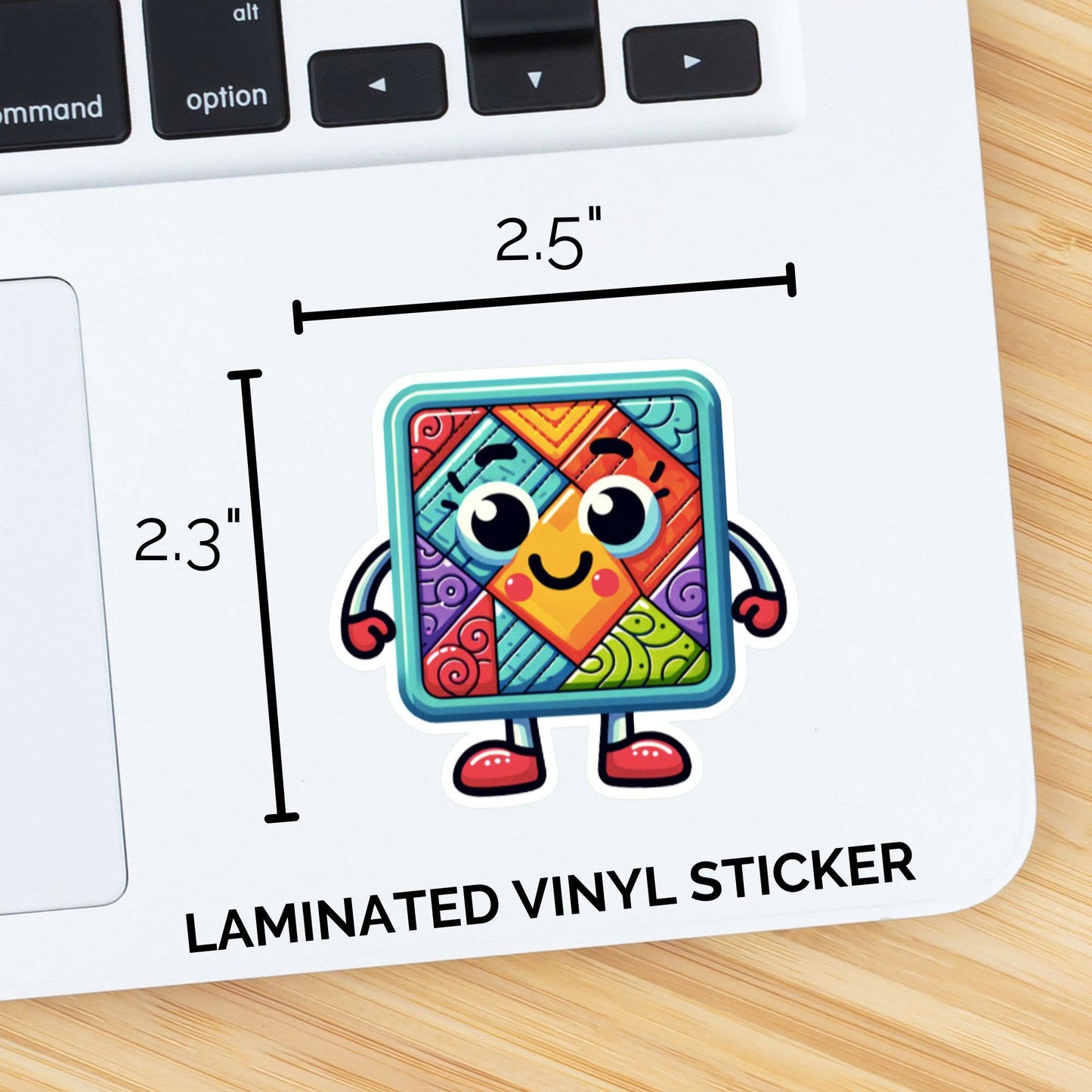 Quilting Mascot Sticker