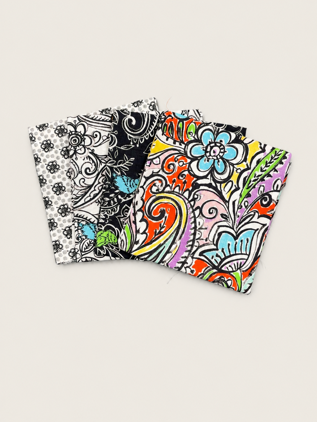 Restash #0105 - Fabric Bundle - 4 Fat Quarters