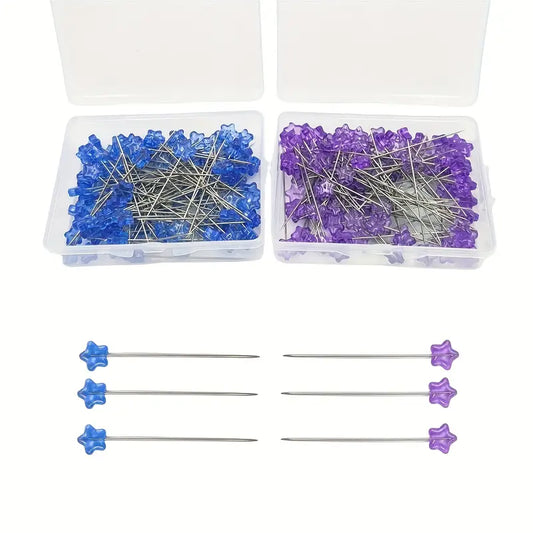 100-Piece Star Head Pins