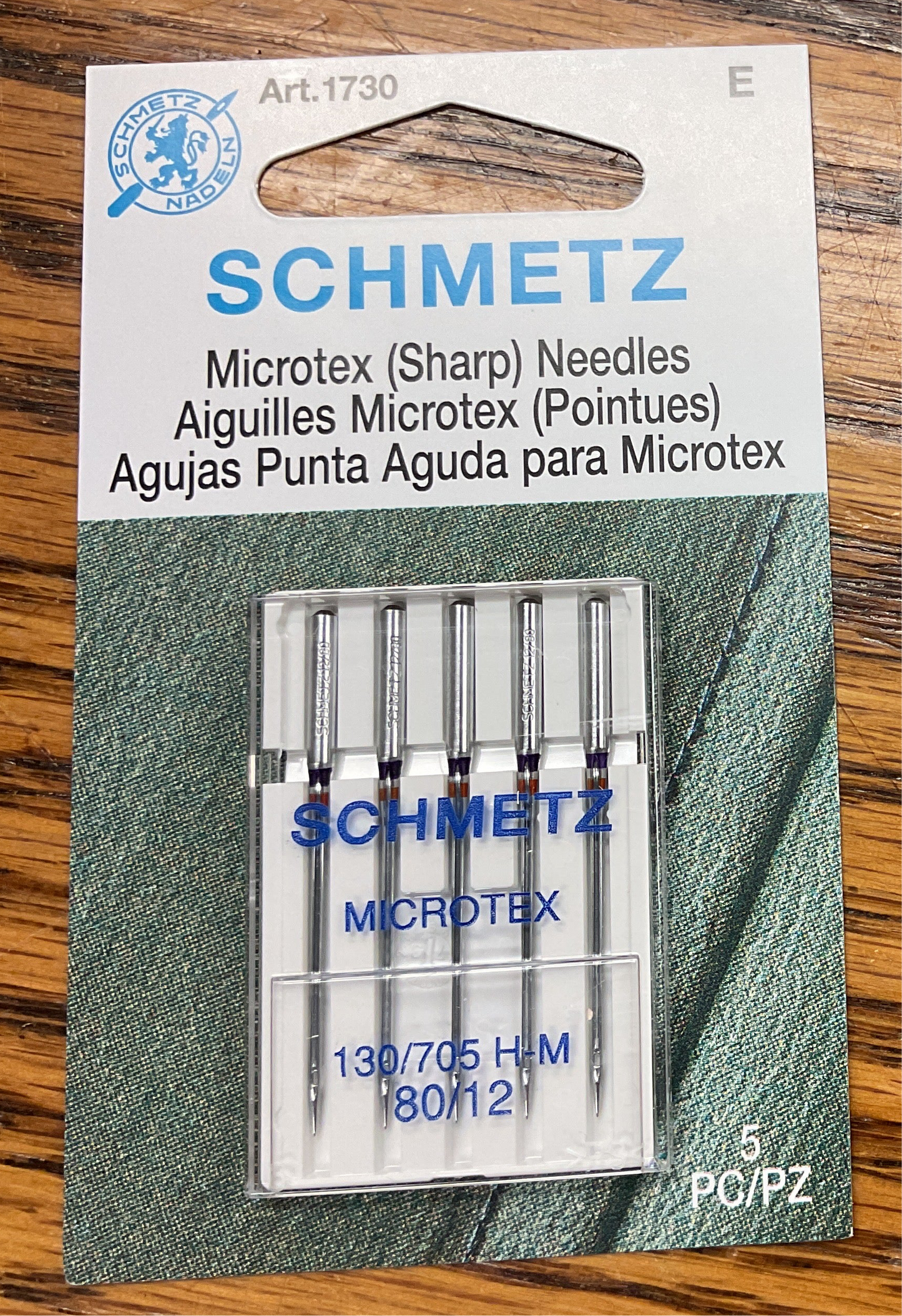 Schmetz Microtex 80/12