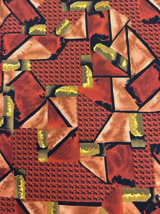 Art by the Yard - Northcott - Copper Mosaic