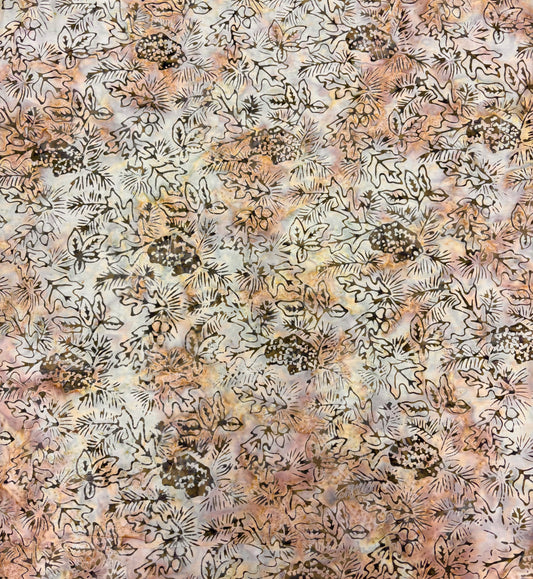 Woodland Whisper Batik - Leaves
