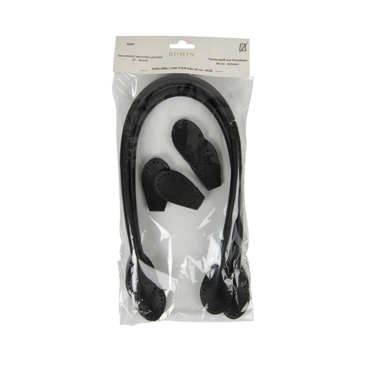 Bohin Bag Handle Imitation Leather 23” (60mm) - Black
