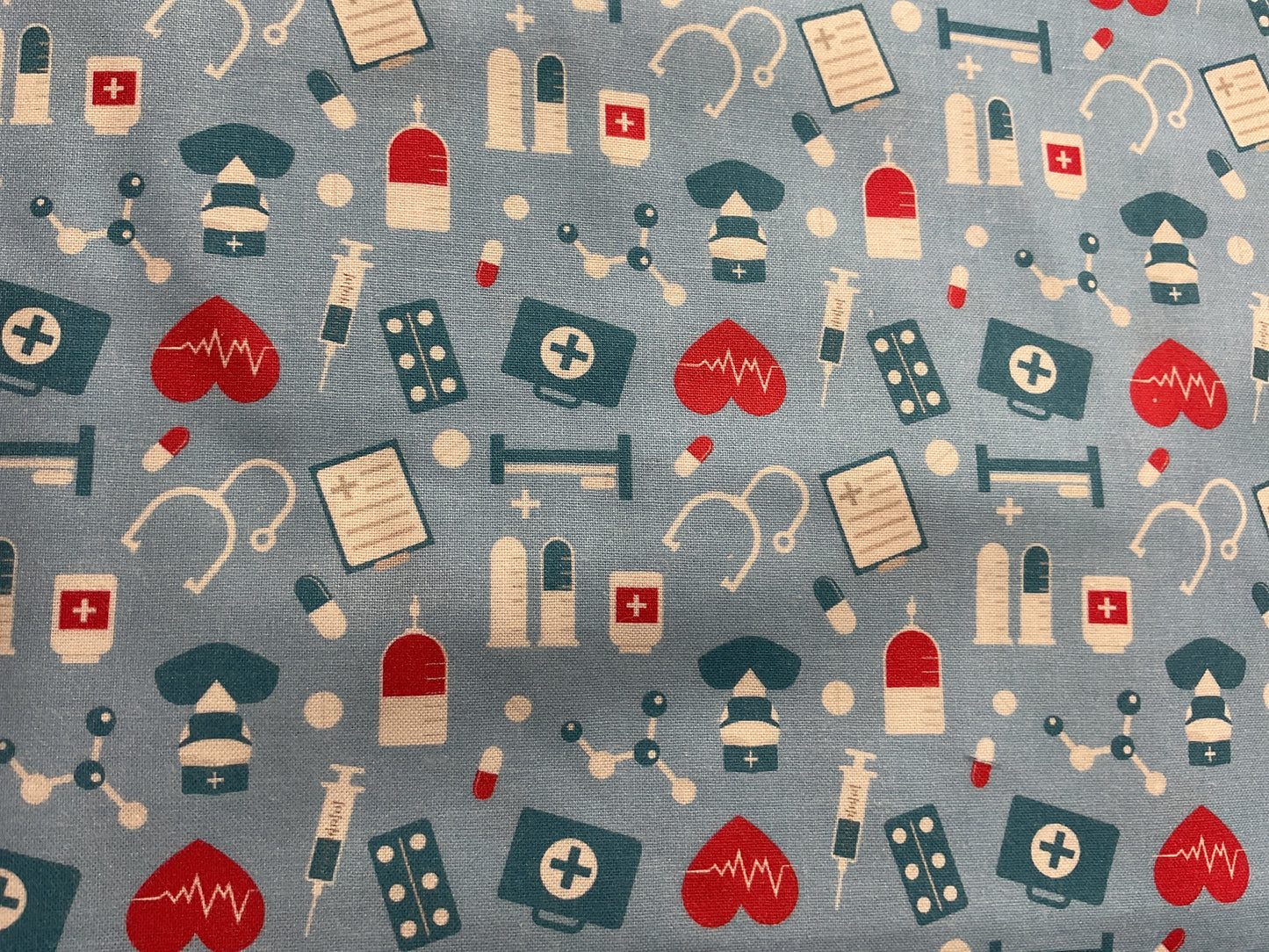 Hospital Heartbeat - Mook Fabric