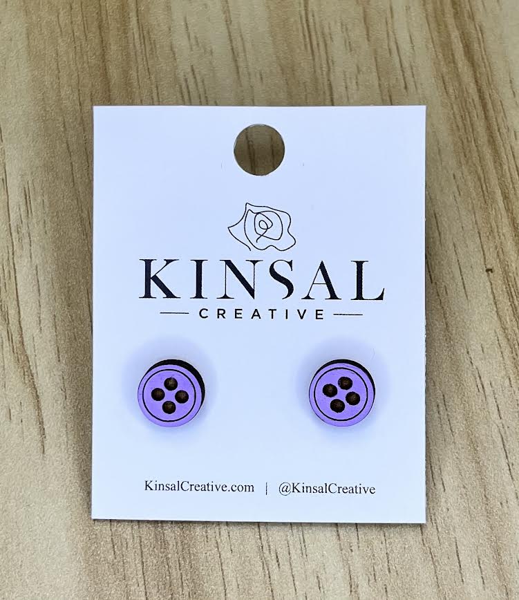 Kinsal Creative Earrings - Buttons