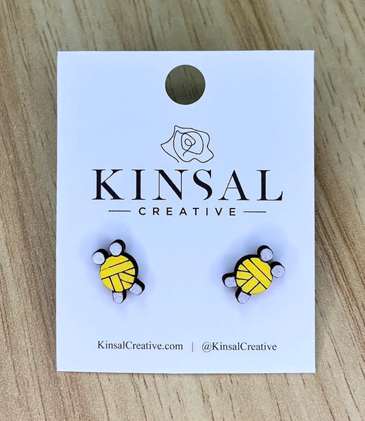 Kinsal Creative Earrings - Knitting Yarn