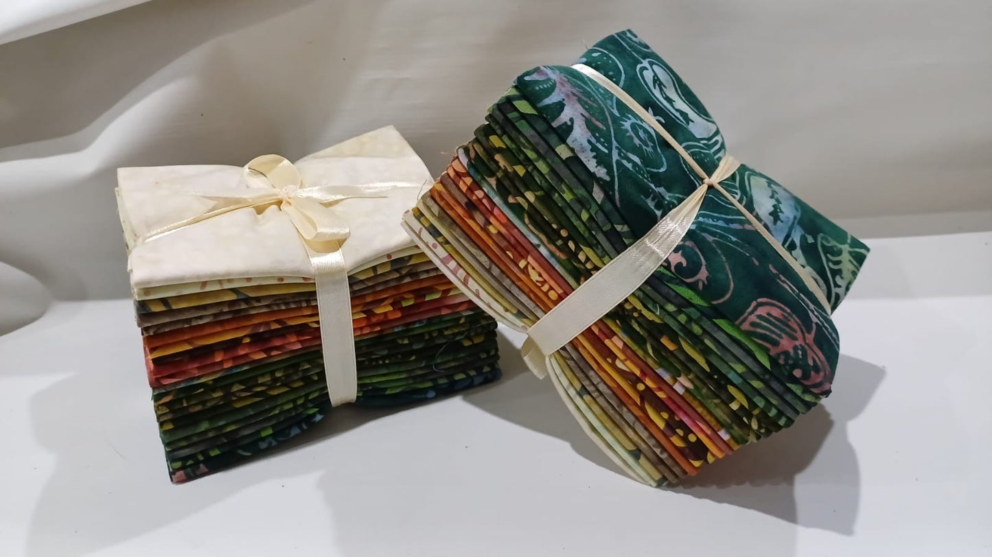 Bali Batiks - 20 FQ Bundle - Rainforest Radiance