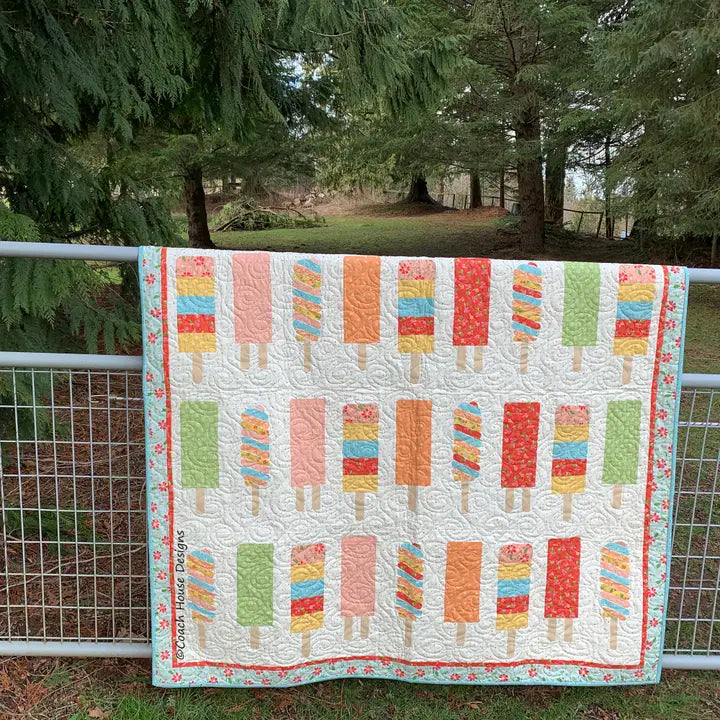 Popsicles Quilt Pattern by Coach House Designs