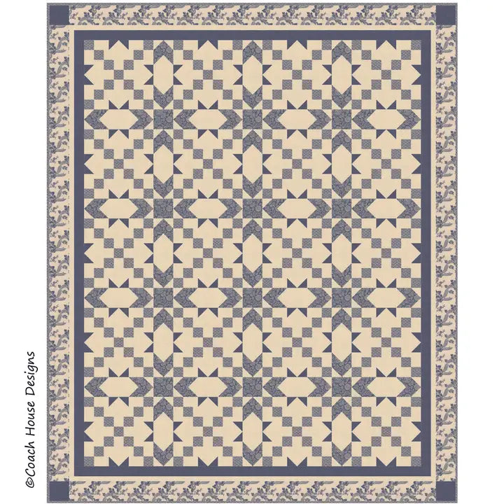 Bleu - Day & Night Quilt Pattern by Coach House Designs