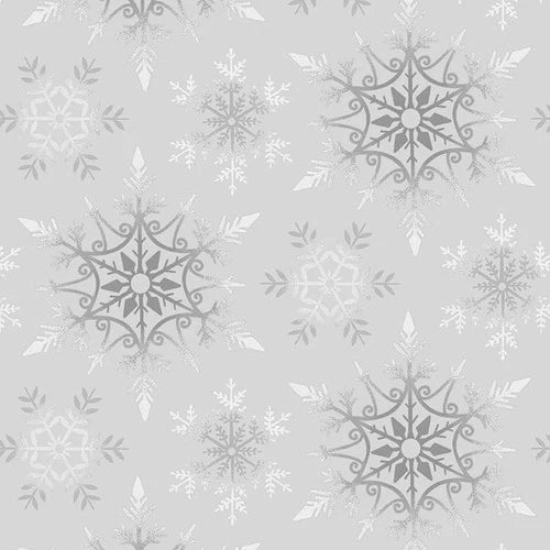 Wideback 108” - Crystal Frost - Grey Snowflakes