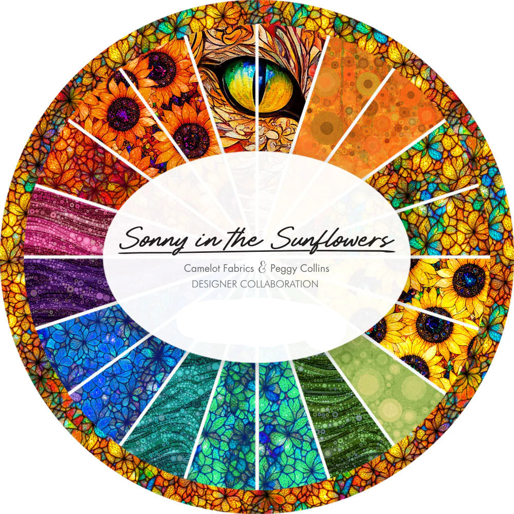 Sonny in the Sunflower Jelly Roll