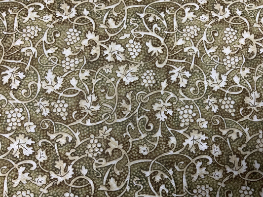 Grapevines - Green - Timeless Treasures