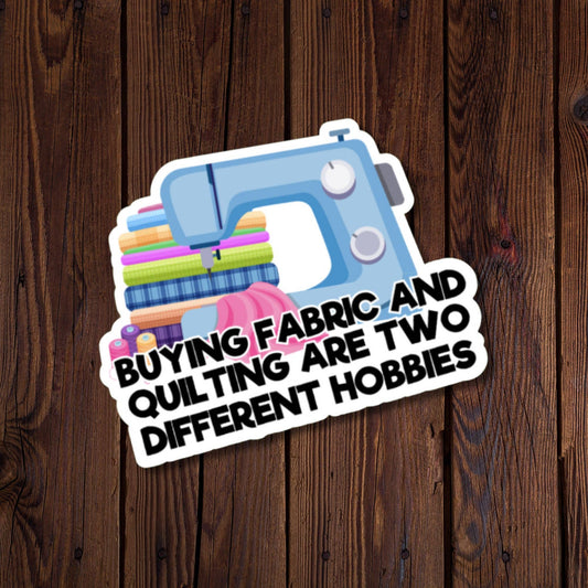 Buying Fabric & Quilting Are Two Different Hobbies - Machine