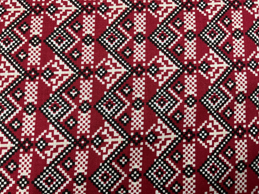 Red Geometric- Studio E