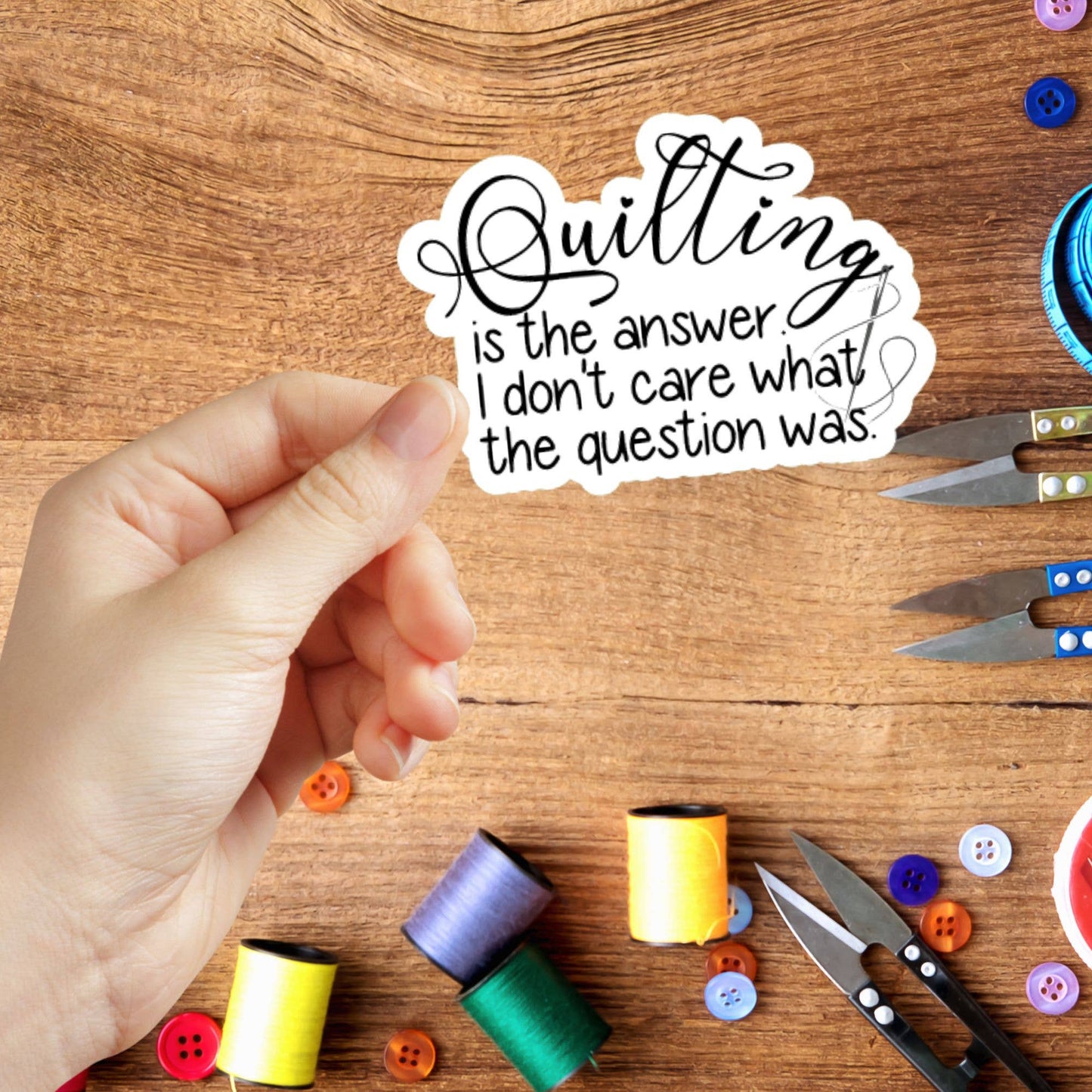 Quilting is the answer I don't care what the question was