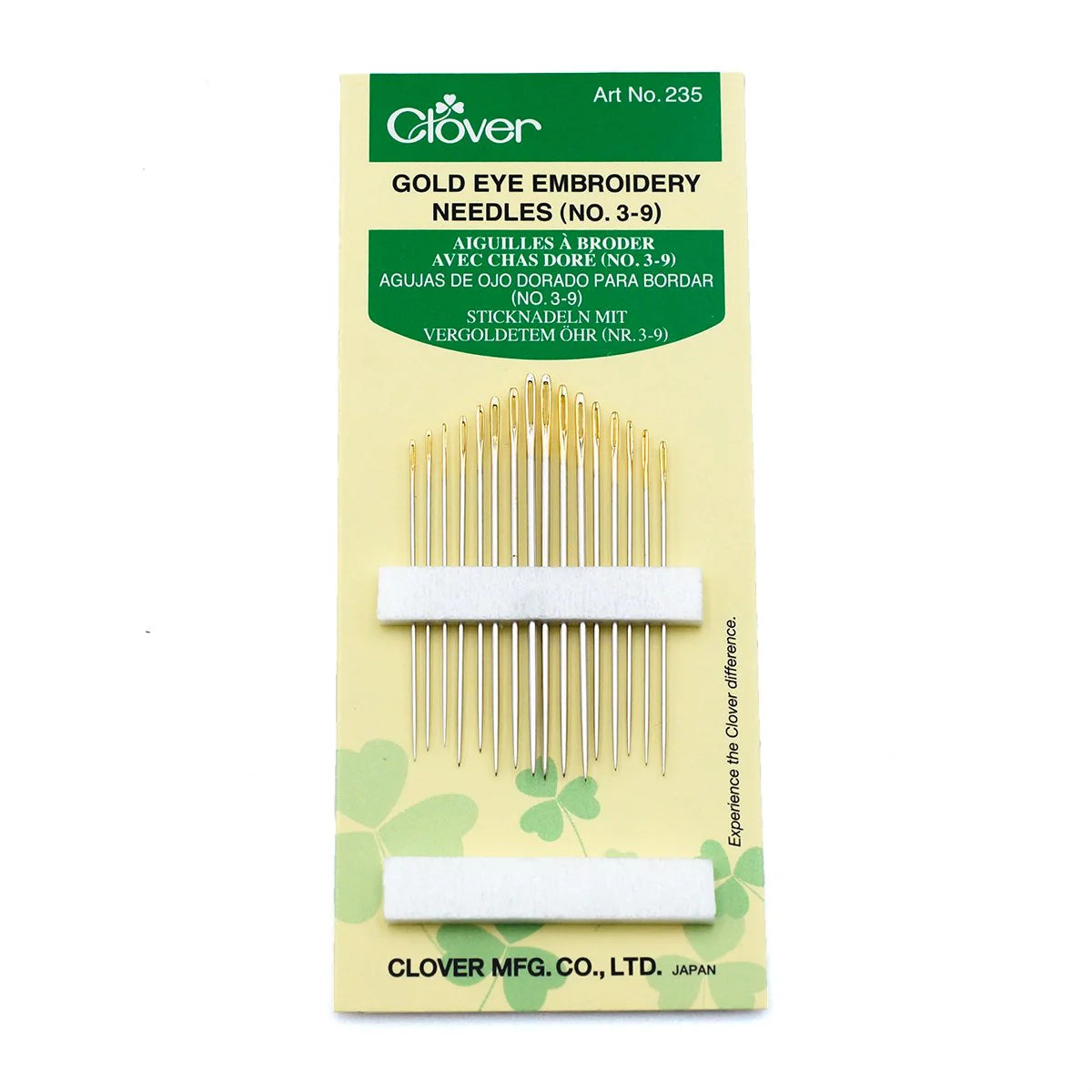 Aiguilles à quilter Clover - N° 10