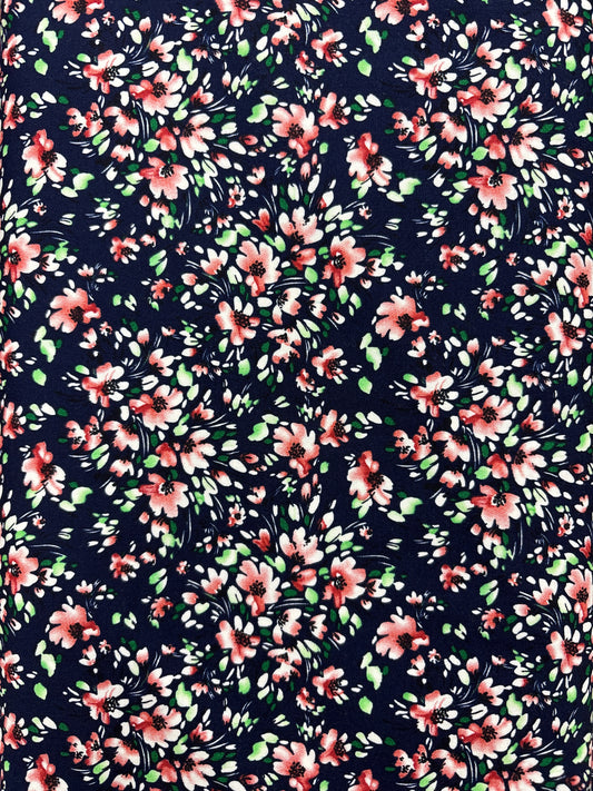 Flower Bundles - Pink on Blue
