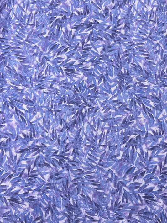 Birds of a Feather - Leaves - Purple - Northcott