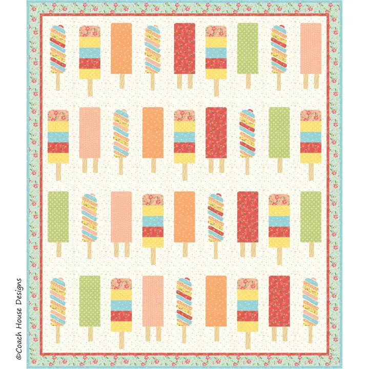 Popsicles Quilt Pattern by Coach House Designs