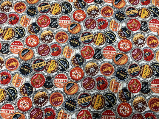 Beer Bottle Caps - Northcott