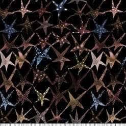 Galaxies - Black Stars - Figo Fabrics