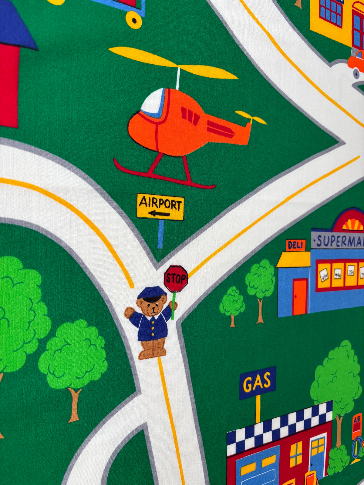 Restash #0115 - Panel - Vintage Town Play Mat