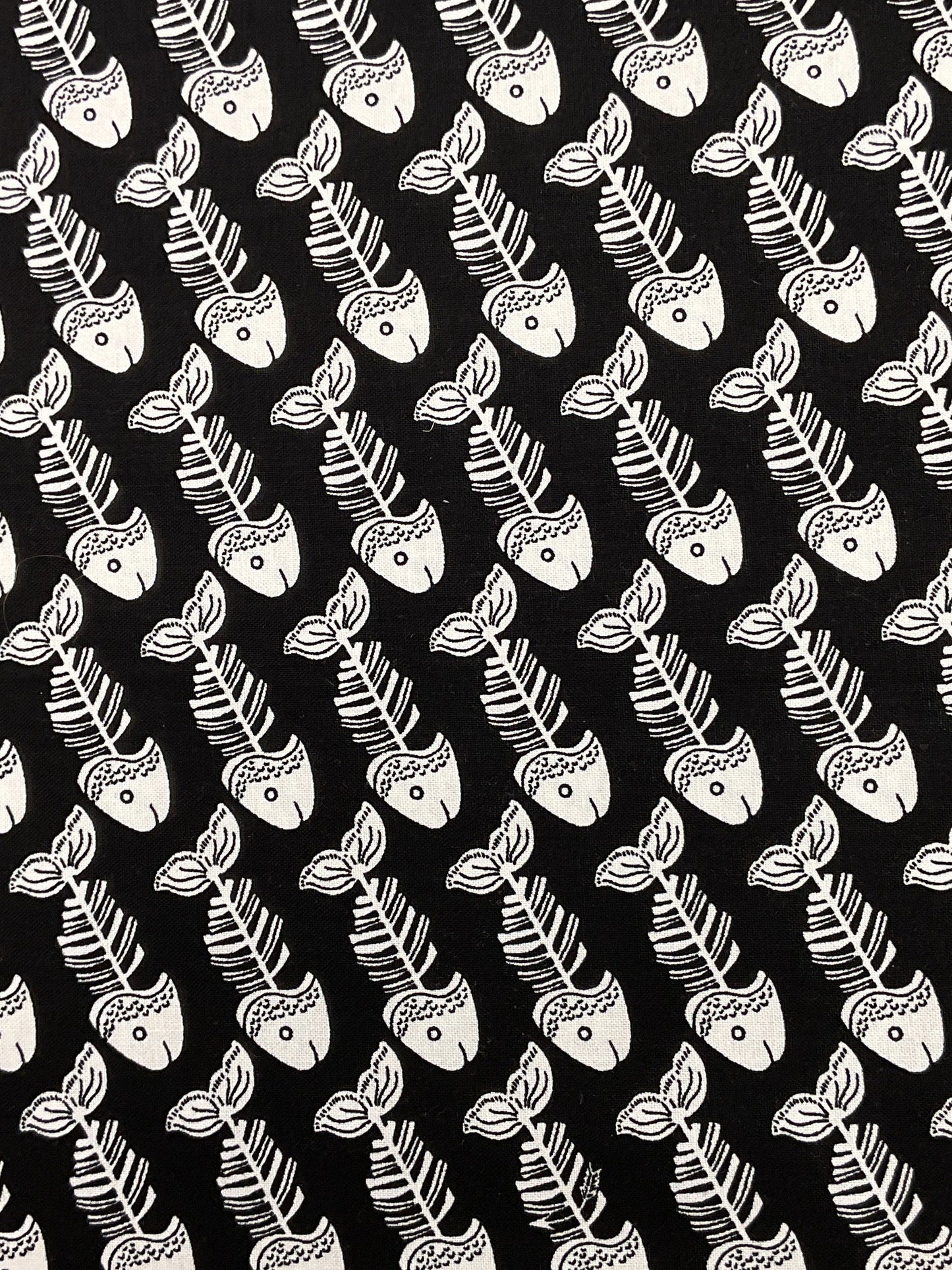 Fish Bones - Ink And Arrow Fabric