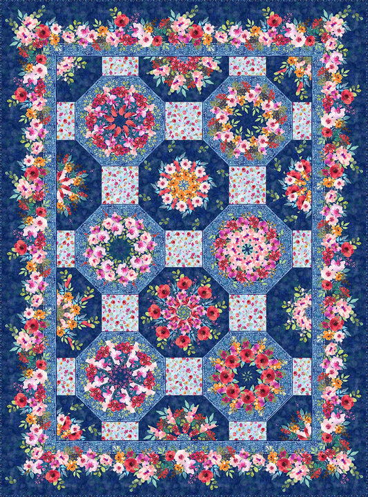 Glorious Garden Kaleidoscope Quilt Pattern