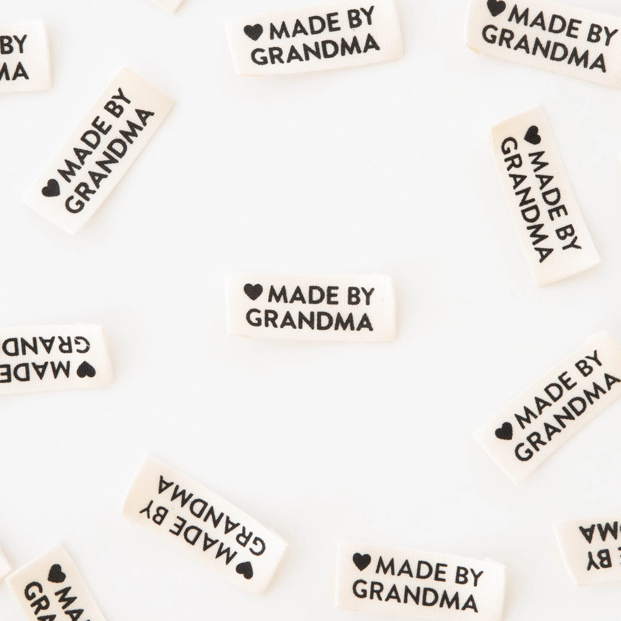 Premium Woven Labels - Made By Grandma