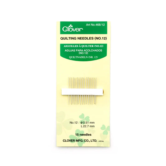 Clover Quilting Needles - N0. 12